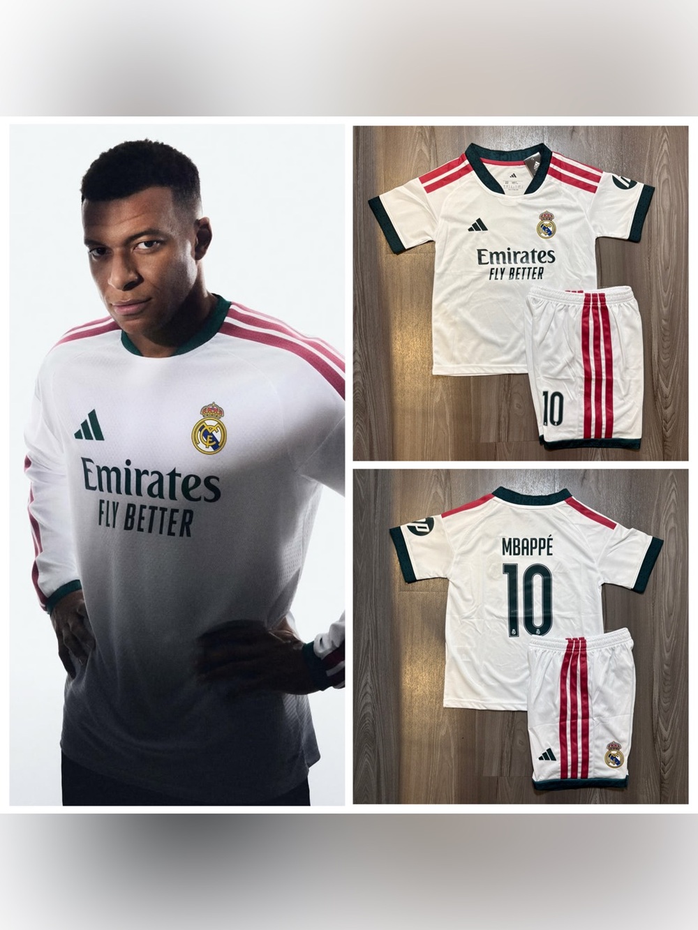 MBAPPE Real Madrid 2026-27 Home Kids Kit
